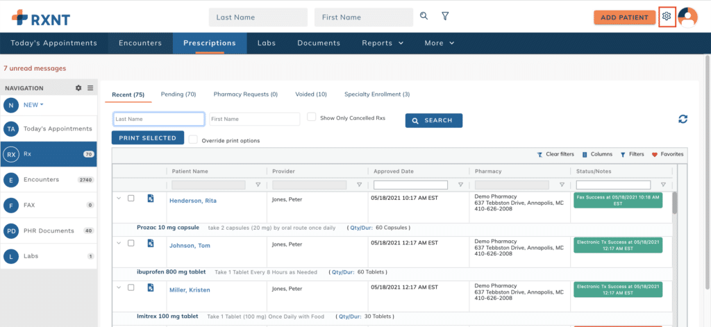 RXNT screenshot - 19 Best EMR Systems for 2026 [My Honest Review]