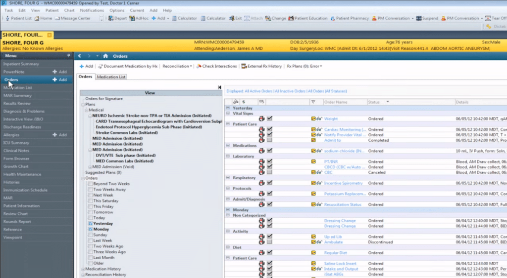 Cerner screenshot - 2024’s Top 17 EMR Systems: Powering Tomorrow’<a href=