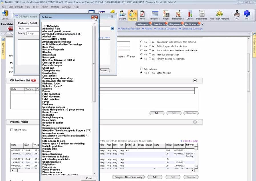 NextGEN screenshot - 2024’s Top 17 EMR Systems: Powering Tomorrow’<a href=