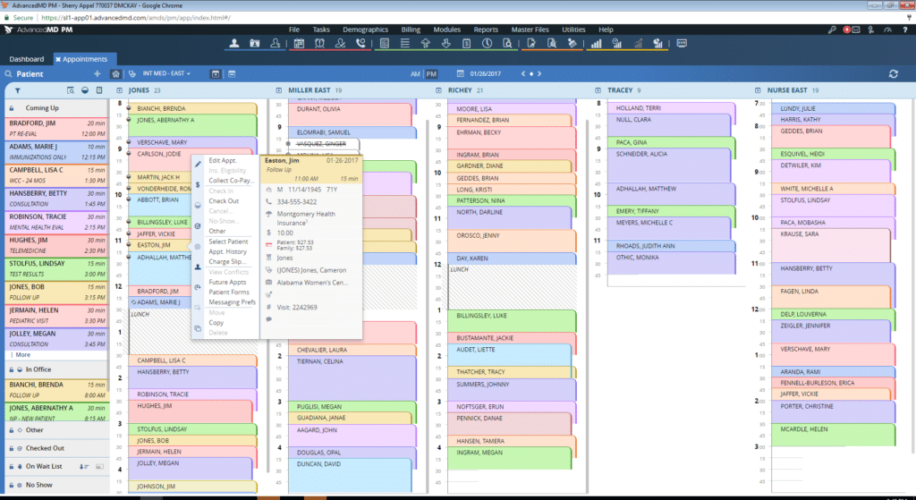 AdvancedMD screenshot - 27 Best Primary Care EHRs for 2026 [My Reviews]