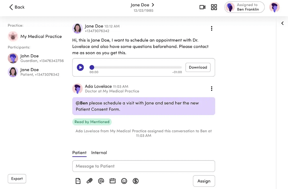 Klara screenshot - 32 Best Appointment Reminder Software Reviewed for 2026