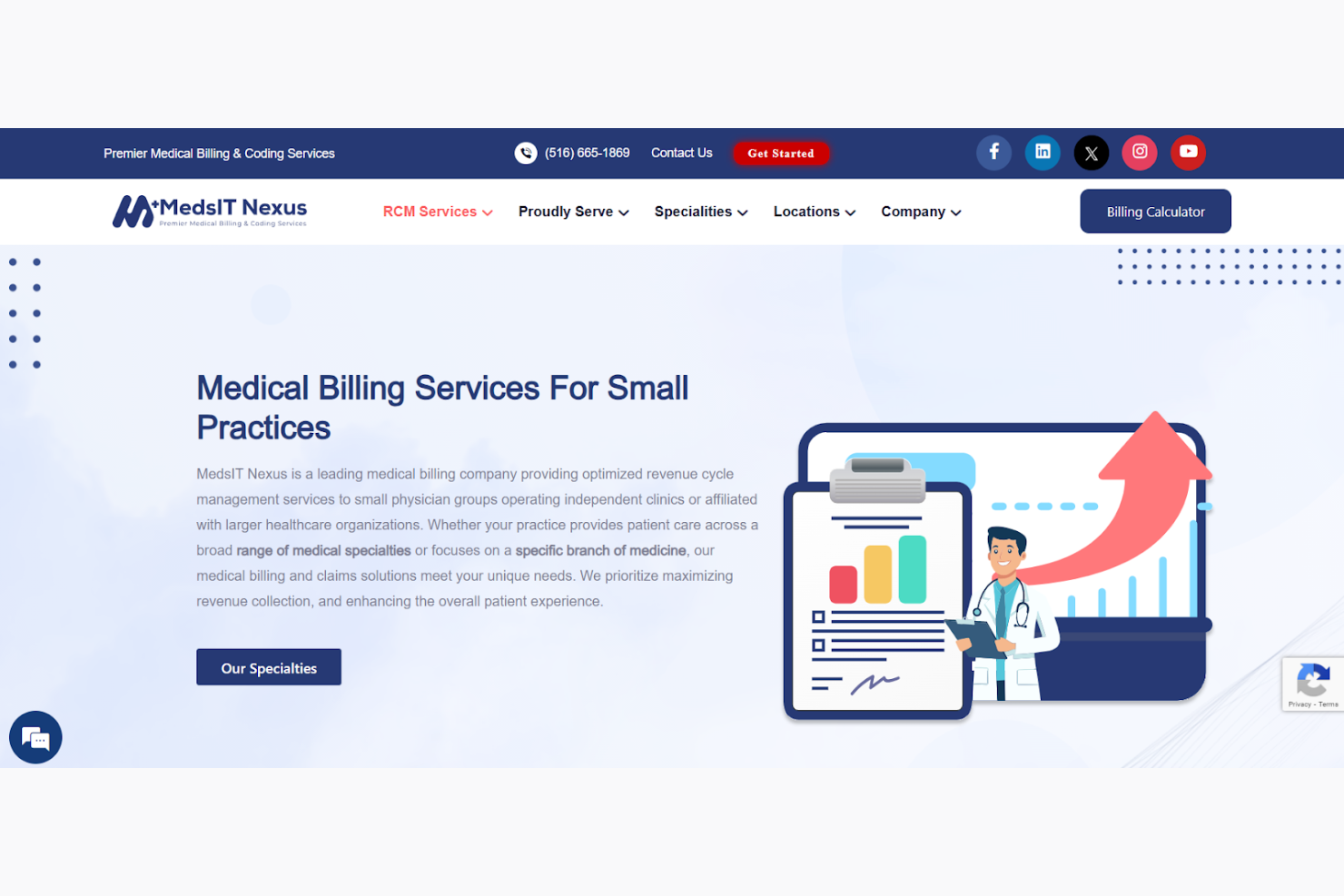 MedsIT Nexus screenshot - 19 Best Medical Billing Services for Small Practices Reviewed in 2026