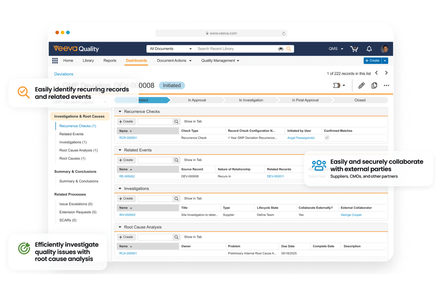Veeva Vault screenshot - 13 Best Medical Device Quality Management Software Reviewed in 2026