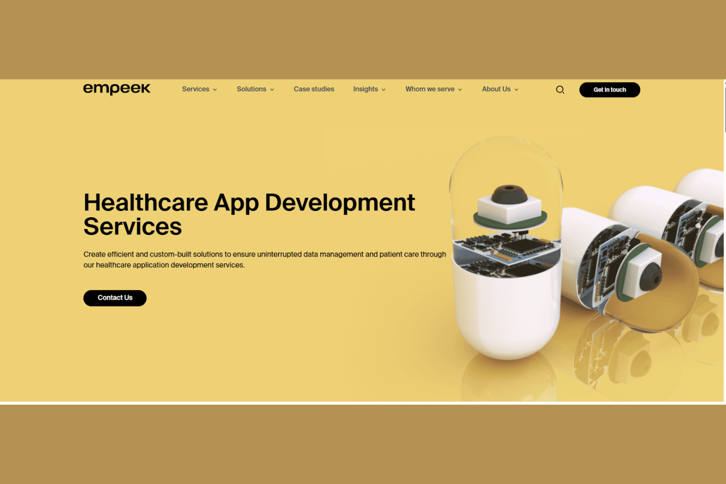 Empeek screenshot - 14 Best Healthcare App Development Companies Reviewed in 2026