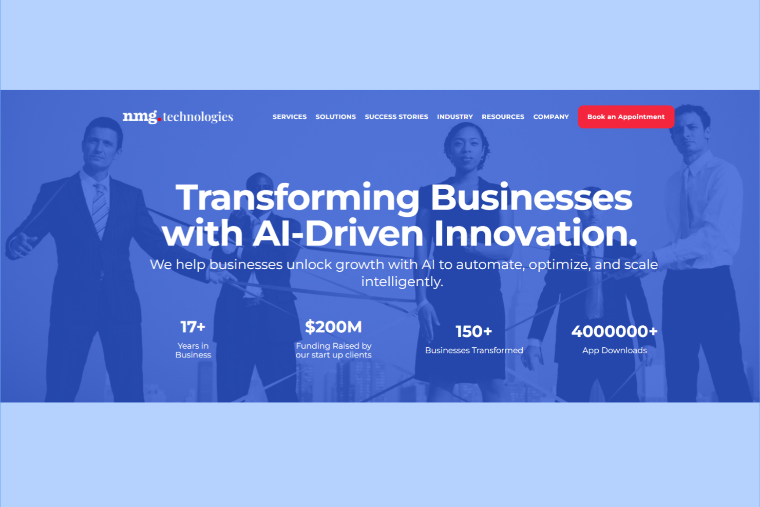 NMG Technologies screenshot - 14 Best Healthcare App Development Companies Reviewed in 2026