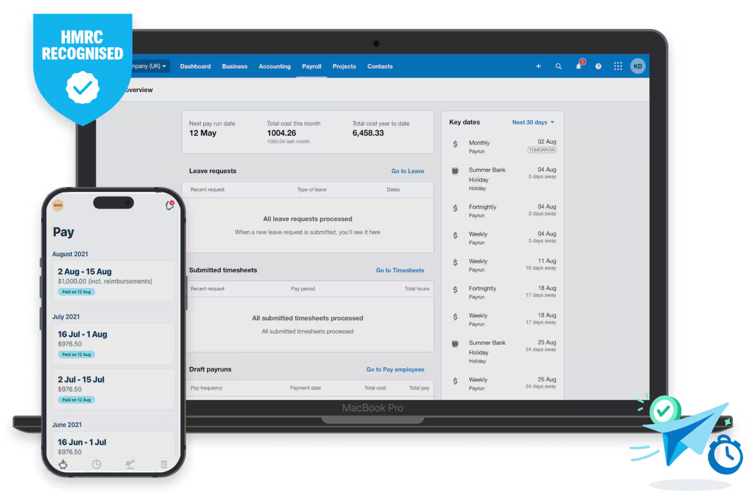 Xero screenshot - 13 Expense Management Software for Healthcare in 2026