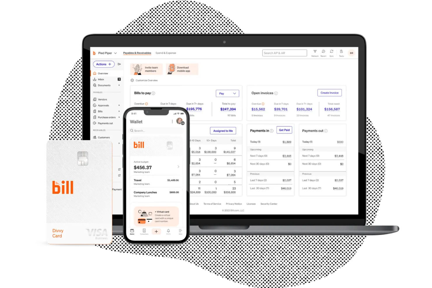 BILL screenshot - 13 Expense Management Software for Healthcare in 2026
