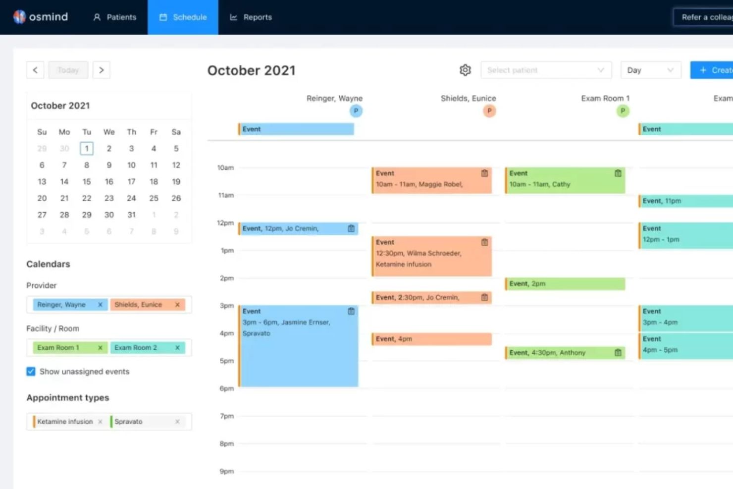 Osmind screenshot - Best Psychiatry EMR in 2026