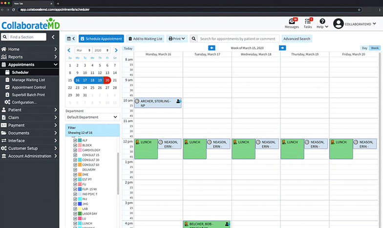 Top 12 Web Based Medical Billing Software Of 2024 The Medical Practice   CollaborateMD Dashboard Screenshot 2 