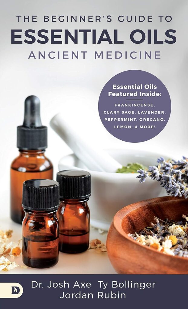 The book cover of the holistic medicine book entitled Essential Oils: Ancient Medicine