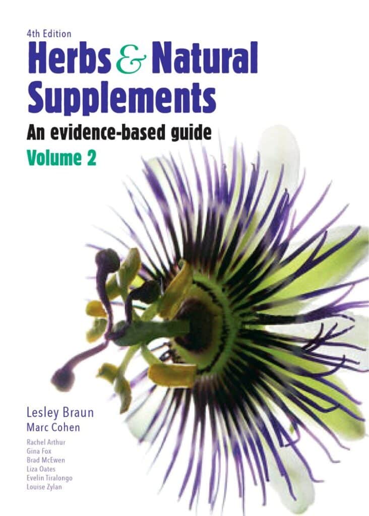 Photo of the book Herbs and Natural Supplements, a holistic medicine genre book by Lesley Braun.