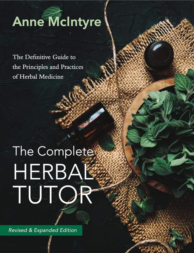 The photo cover of the holistic medicine book entitled The Complete Herbal Tutor 
