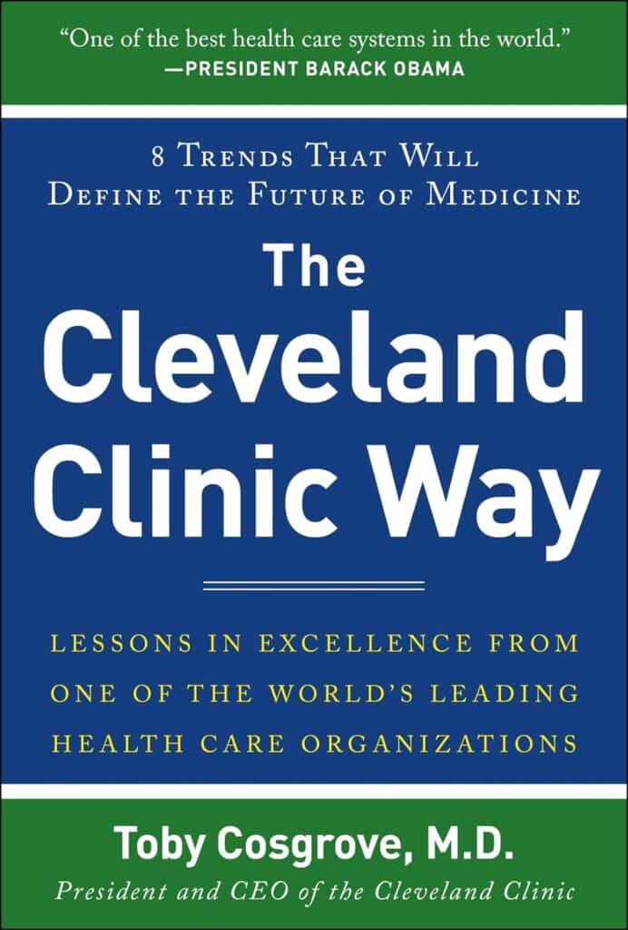 A photo cover made for the The Cleveland Clinic Way, a patient experience book