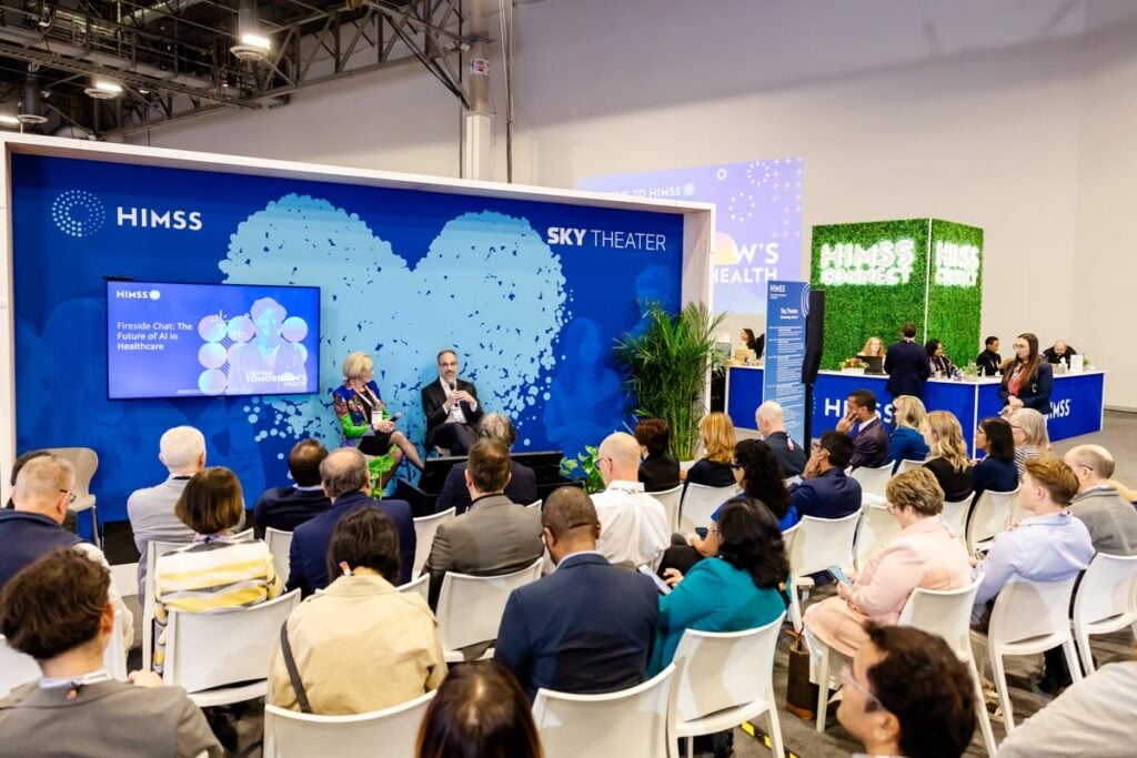 Educational session about digital health at the 2025 HIMSS Global Health Conference