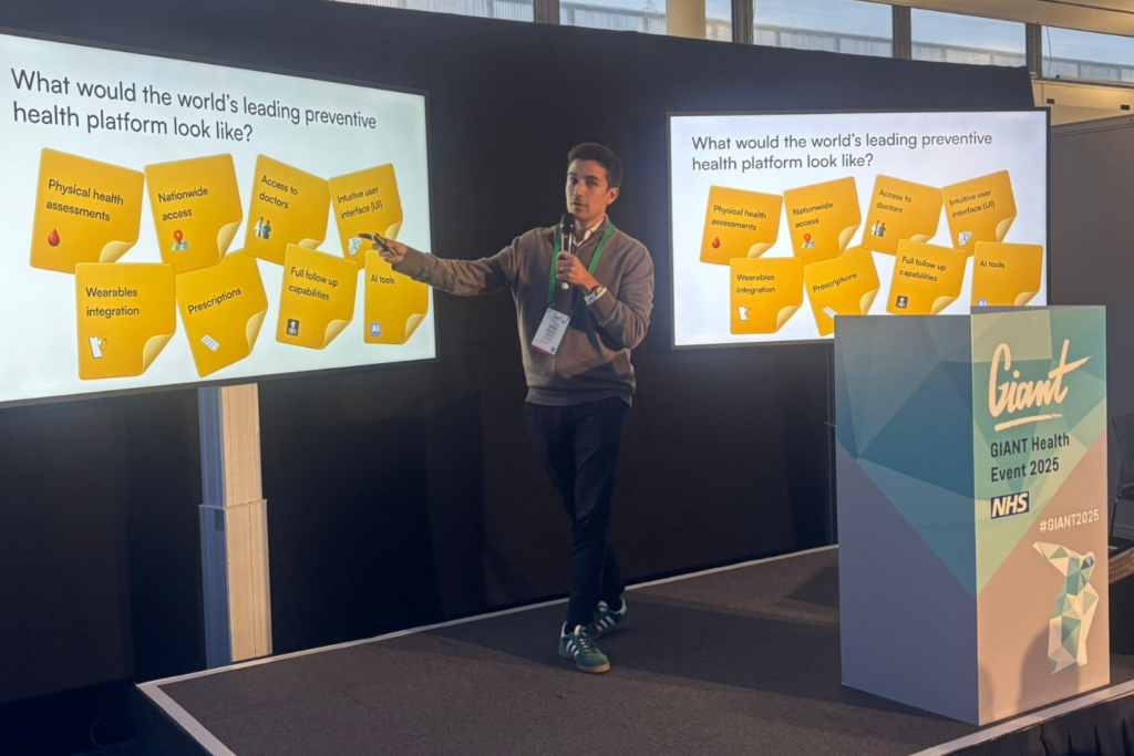 Dr. Dan McNally, Co-founder of Emerald, presenting at the GIANT Health 2025 conference