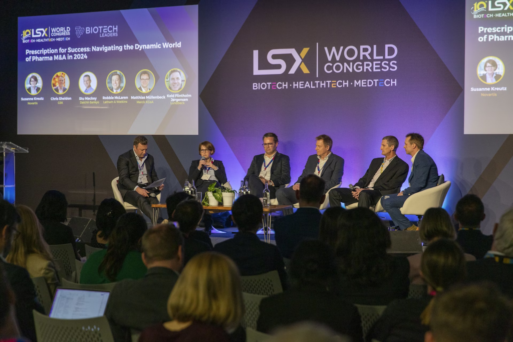 A panel discussion at the LSX World Congress