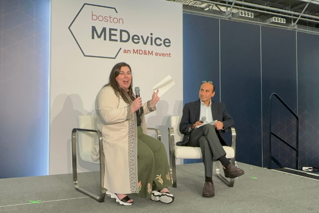 Speakers in a medical device industry discussion at MEDevice Boston 2025