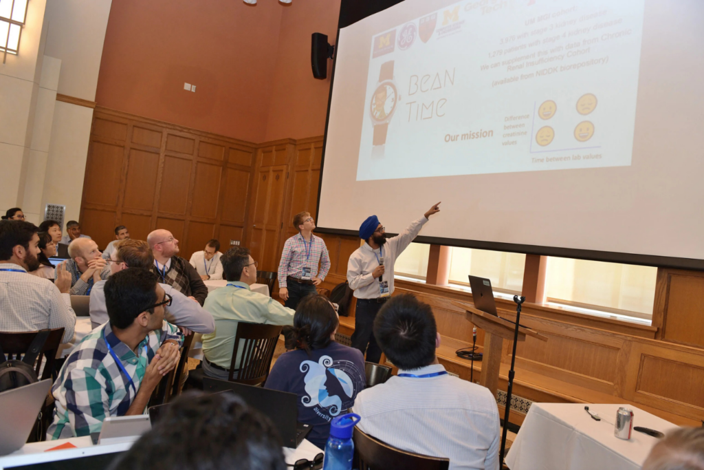 Speakers presenting at the MLHC workshop 2025