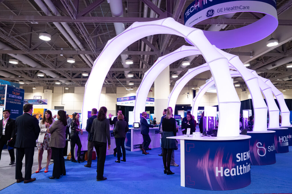 Attendees networking at MedTech Conference