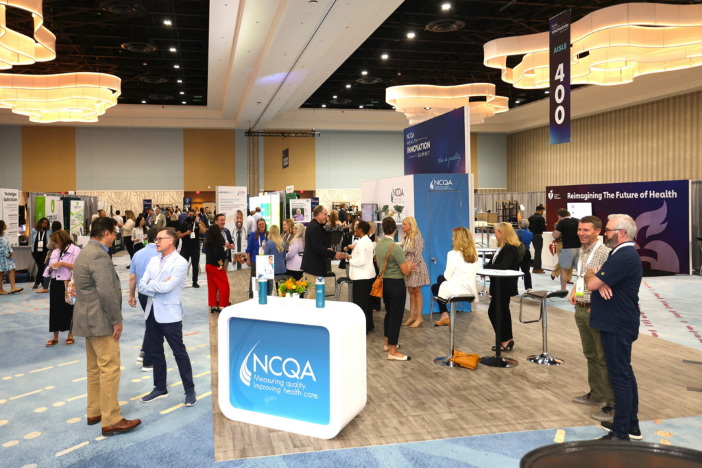 Delegates networking at the NCQA Health Innovation Summit 2025