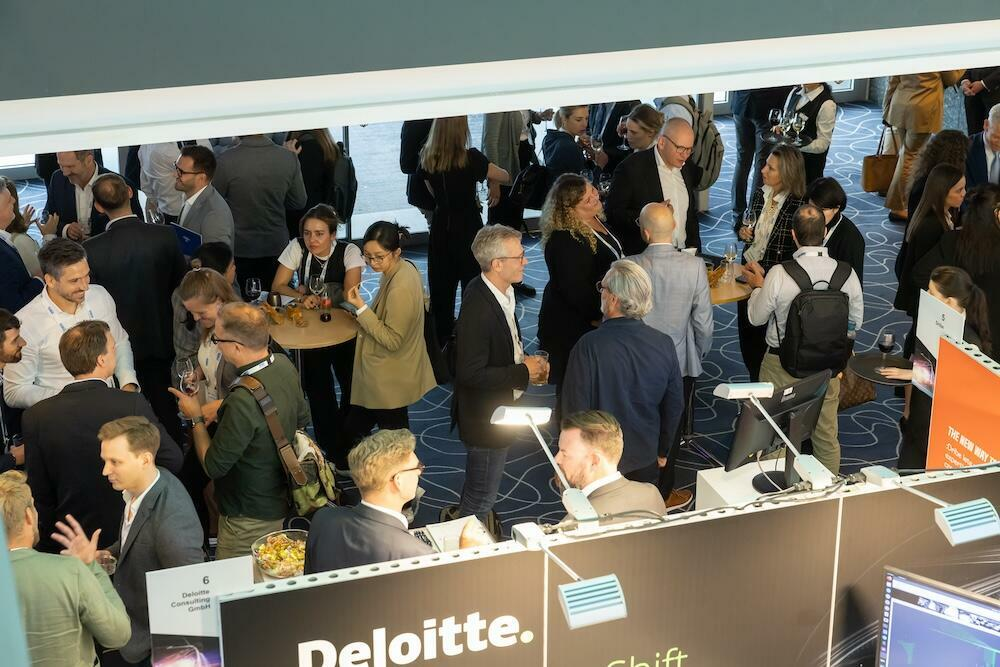 Attendees networking at the Digital Health USA
