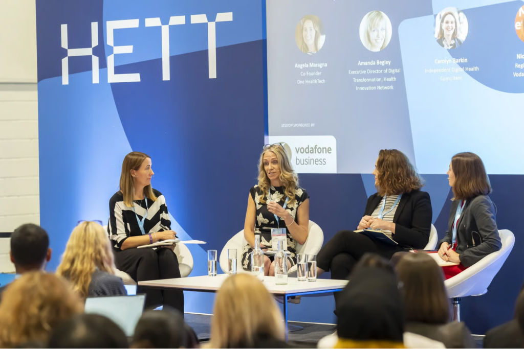 HETT conference panel, sponsored by Vodafone Business.