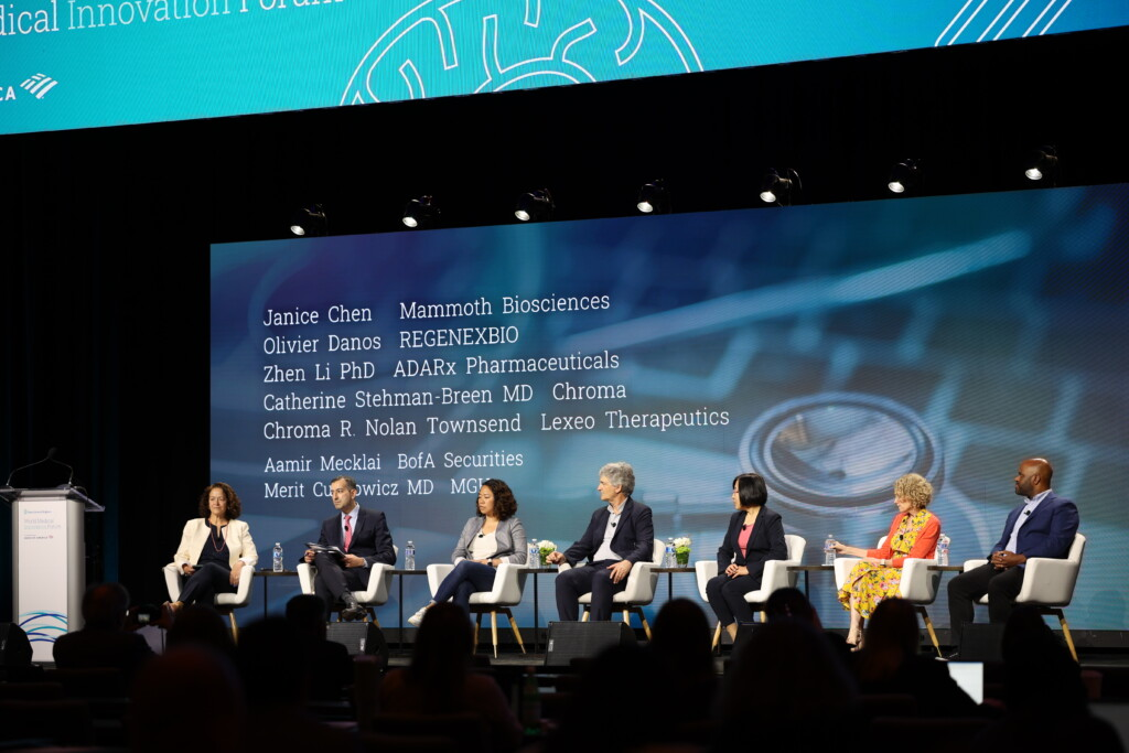 A panel discussion at the World Medical Innovation Forum