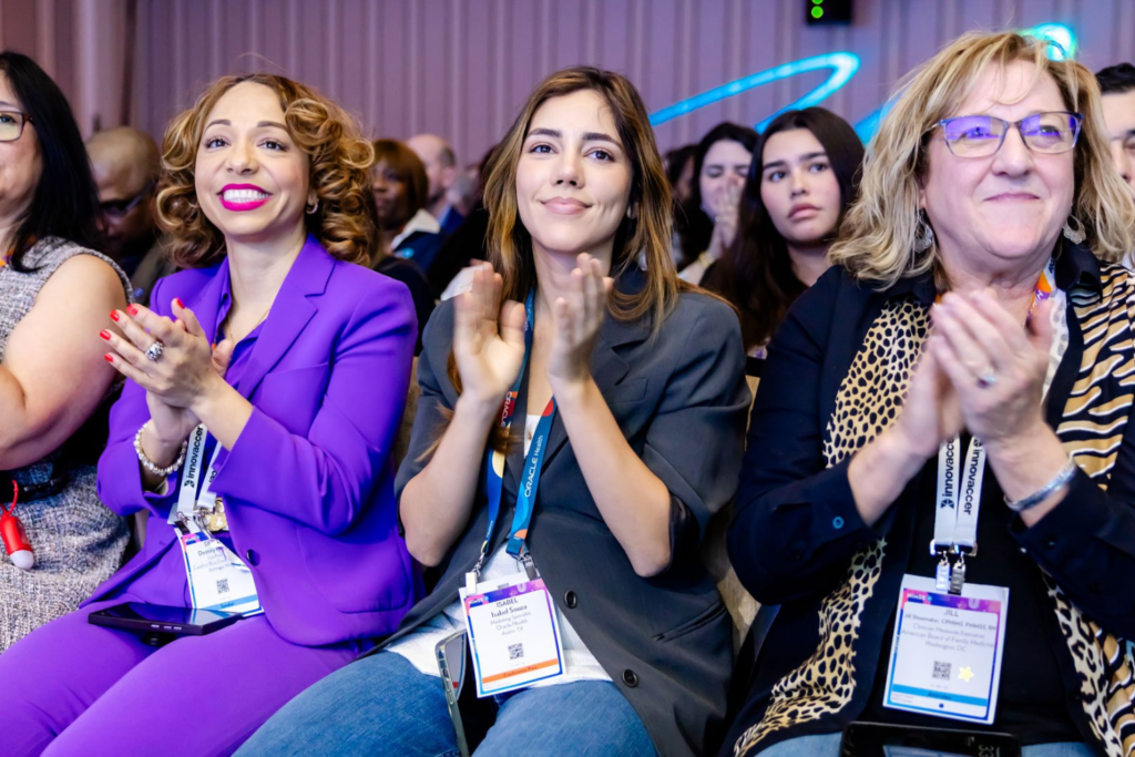 Attendees of the HIMSS Global Health Conference &amp; Exhibition