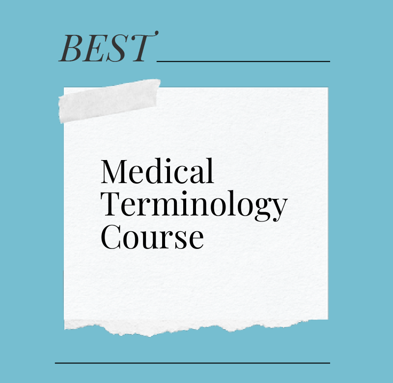 Medical terminology course generic best of