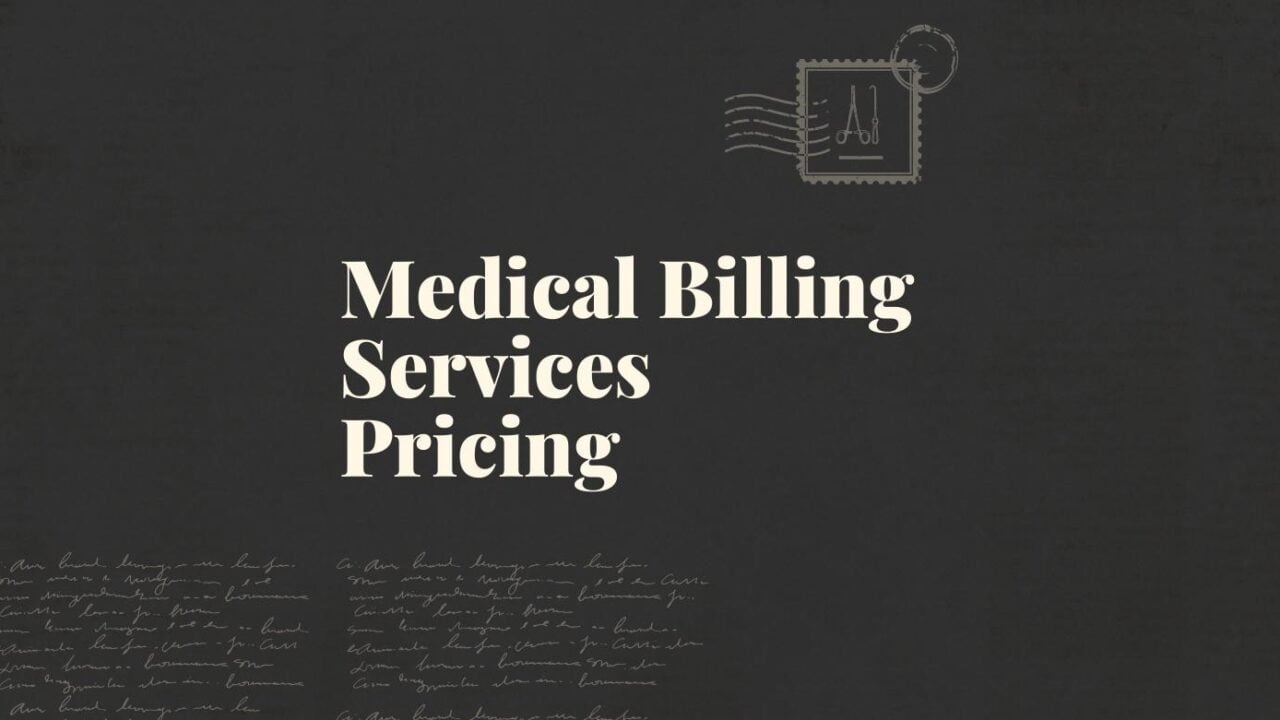 Medical billing services pricing standard editorial post
