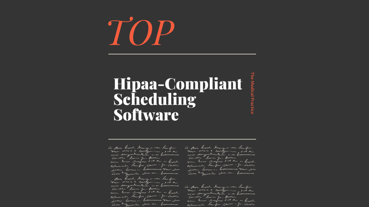 Hipaa compliant scheduling software best tools 48506