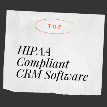 Hipaa compliant crm software best tools 84342