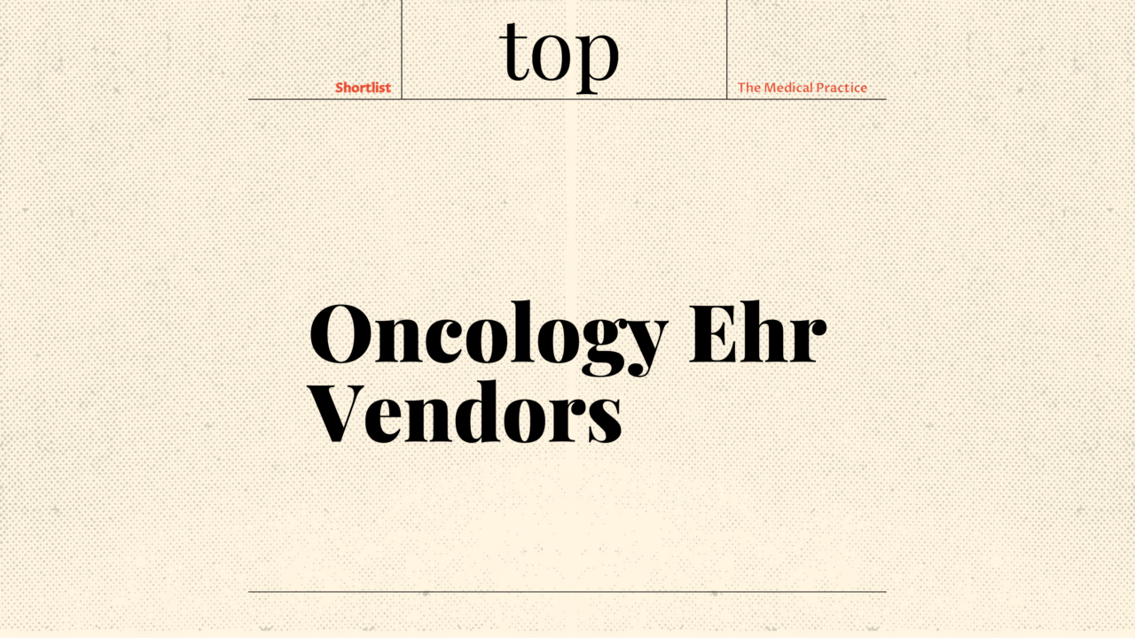 Oncology ehr vendors best tools 89915