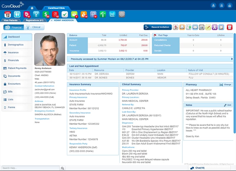 carecloud-medical-billing-dashboard