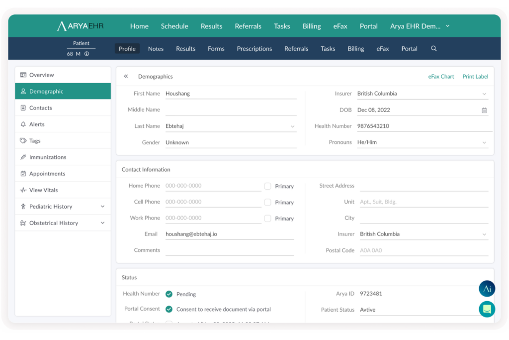 arya-health-data-migration