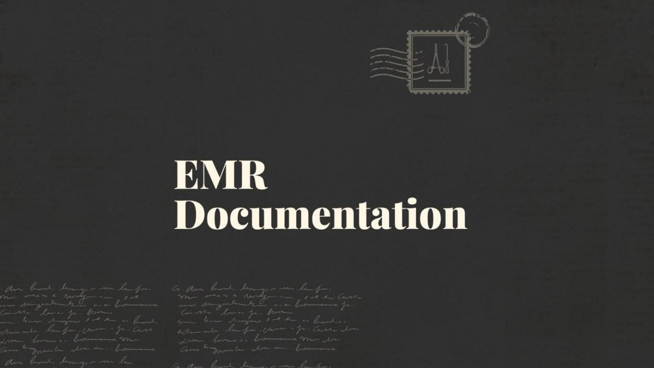 Emr documentation standard editorial post 45716