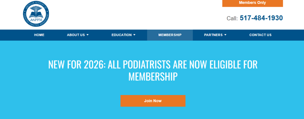 AAPM membership page